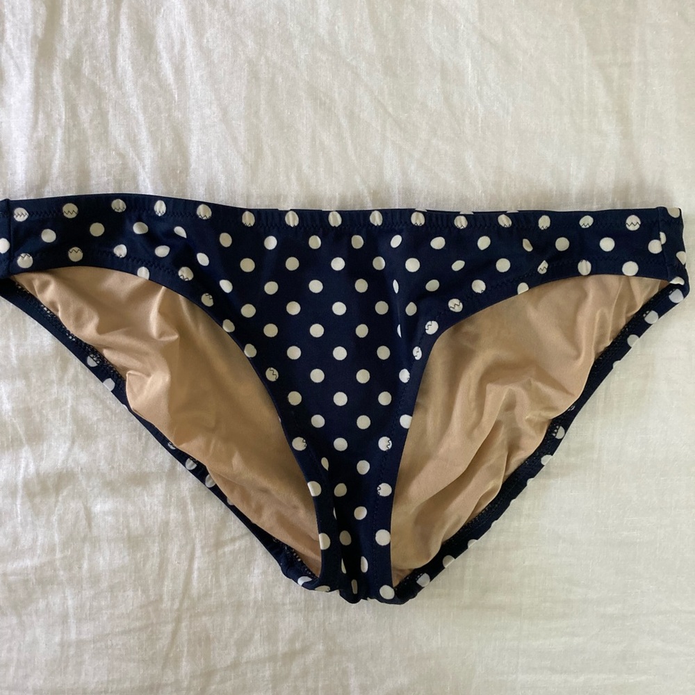 Retro polka dot bikini bottoms